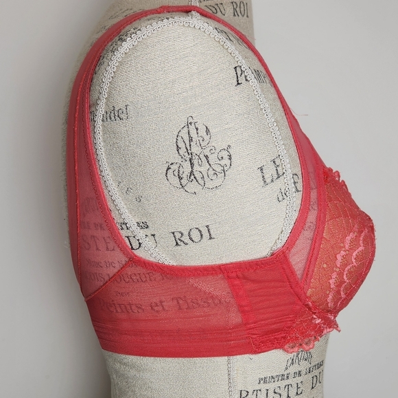Vintage Red Lace Bra - Picture 5 of 9